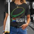 南アフリカラグビー南アフリカ国旗 Tシャツ 彼女への贈り物