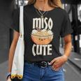 味噌 かわいい 和 ラーメン 味噌 Tシャツ 彼女への贈り物