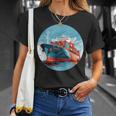 大型輸送船 カーゴコンテナ船愛好家向け Tシャツ 彼女への贈り物