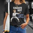 少年空手 キッズ空手ファイター格闘技 Tシャツ 彼女への贈り物