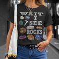 待って、Iee Rocks Rockhound Geology Rock Collection Tシャツ 彼女への贈り物