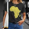 手描きアフリカ地図tシャツ 国名付き Tシャツ 彼女への贈り物