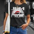 日の丸ラリーカー。日本国内市場の車。 Jdm Tシャツ 彼女への贈り物