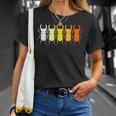 昆虫学者、カブトムシ愛好家または所有者のためのレトロなスタイルのクワガタ Tag Beetles Tシャツ 彼女への贈り物