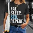 検索エンジン最適化 Eatleepeo Repeateo Tシャツ 彼女への贈り物