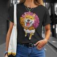 犬ドーナツシリーズ 柴犬 Tシャツ 彼女への贈り物