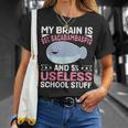 私の脳は95％サカバンバスピスの面白い魚のミーム Tシャツ 彼女への贈り物