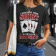 私はこれを購入しました。 あなたのお金で ポーカー トランプ 運 Tシャツ 彼女への贈り物