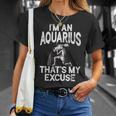 私はアクエリアスですそれが私の言い訳ですアクエリアス Tシャツ 彼女への贈り物