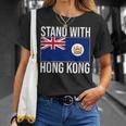 英国の香港国旗 1959-1997年 香港の自由 Tシャツ 彼女への贈り物