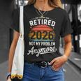 退職 2026年 面白い 退職 グラフィック 女性 男性 退職 長袖tシャツ Tシャツ 彼女への贈り物