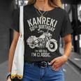 還暦祝い 60歳 男性 面白い クラシックバイク バイク好き 車好き 父 母 メンズ レディース Tシャツ 彼女への贈り物