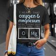 酸素 マグネシウム お出かけ 科学 Omg おもしろ化学 オタク Tシャツ 彼女への贈り物