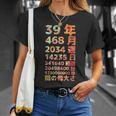 面白い39歳の誕生日の古いメーター 面白い39歳のギフト 女性 男性 面白い電卓 39歳の誕生日のギフト Tシャツ 彼女への贈り物