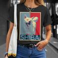 面白いtシャツ 柴犬 犬 わんこ メンズ おもしろ 面白い 服 おもしろグッズ ネタ ポスター 長袖tシャツ Tシャツ 彼女への贈り物