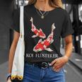 鯉 ささやき魚 鯉 日本 鯉 錦鯉 Tシャツ 彼女への贈り物