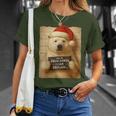 Christmas Polar Bear Cute Polar Bear Santa Hat T-Shirt Gifts for Her