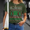 Oh This Calls For A Spreadsheet Christmas Ugly Sweater Excel T-Shirt Gifts for Her