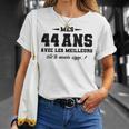 Àigner Anniversaire 44 Ans Cadeau Anniv 44 Ans T-Shirt Cadeaux pour elle