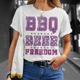 Bbq Beer Freedom シャツ ビンテージ Tシャツ 彼女への贈り物