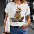 Bearded Dragon Youth Gecko Lizard Animal Tシャツ 彼女への贈り物