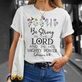 Betrong In The Lord Christian Ephesians 6 Tシャツ 彼女への贈り物