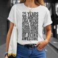 Chemise Humoristique Pour 25E Anniversaireieux Mètre Drôle 25 Ans Cadeaux T-Shirt Cadeaux pour elle
