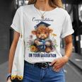 Cute Graduation Highland Cow Holding DiplomaShirt T-Shirt Gifts for Her Cute Graduation Highland Cow Holding DiplomaShirt T-Shirt Gifts for Her
