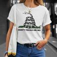 Don't Tread On Me 2Nd Amendment 愛国心が強いノベルティアイテム Tシャツ 彼女への贈り物
