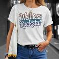 Epic Team Wellness Rockstarquad ヨガクラス フィットネス Tシャツ 彼女への贈り物