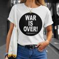 Exclusive War Is Over If You Want It 限定版 Tシャツ 彼女への贈り物
