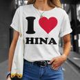 I Love Hina Tシャツ 彼女への贈り物