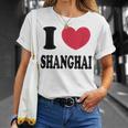 I Lovehanghai アイ・ラブ・シャンハイ Tシャツ 彼女への贈り物