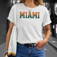 Retro Miamiintage Classic Miami Tシャツ 彼女への贈り物