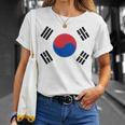 South Korea Korean National Flageoul Tシャツ 彼女への贈り物