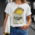 Trendy Taco Tuesday Pocket Food Humour Tシャツ 彼女への贈り物