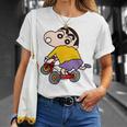 【まんが】クレヨンしんちゃん 三輪車しんちゃん Tシャツ 彼女への贈り物