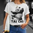 おもしろパンダ 動物 太極拳 格闘技 陰陽バランス Tシャツ 彼女への贈り物