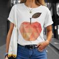 りんご フルーツ モチーフ アート りんご Tシャツ 彼女への贈り物