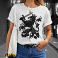 オランダ国旗 オランダプライド オランダルーツ ライオンコート Tシャツ 彼女への贈り物