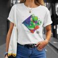 ザ・スーパーマリオギャラクシー・ムービーyoshi In Action Tシャツ 彼女への贈り物