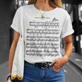 ショパン ピアノ ピアニスト 楽譜 B-Flat-Minor Musicians Tシャツ 彼女への贈り物