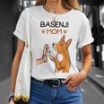 バセンジーママ犬愛好家 Tシャツ 彼女への贈り物