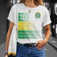 ブラジル国旗 10番 ブラジル サッカー メンズ レディース ボーイズ ガールズ キッズ Tシャツ 彼女への贈り物