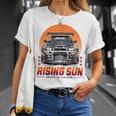 レトロ ヴィンテージ ジャパニーズjdm 東京ジャパン ドリフトレーシング サンカー Tシャツ 彼女への贈り物