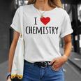 化学、化学が好き、化学の先生 化学実験技師、プレゼント、男性女性子供 I Love Chemistry Tシャツ 彼女への贈り物