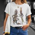 古代エジプトファラオ ツタンカーメン ツタンカーメン王 Tシャツ 彼女への贈り物
