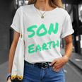 息子の男のための最高の息子の誕生日プレゼント Beston I Know On Earth Tシャツ 彼女への贈り物