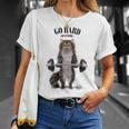 筋トレ ジム やる気がないなら家に帰れ トラ猫 ねこ Tシャツ 彼女への贈り物
