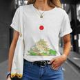 金沢 旅行 お土産 日本 恋人 和 国旗 Tシャツ 彼女への贈り物